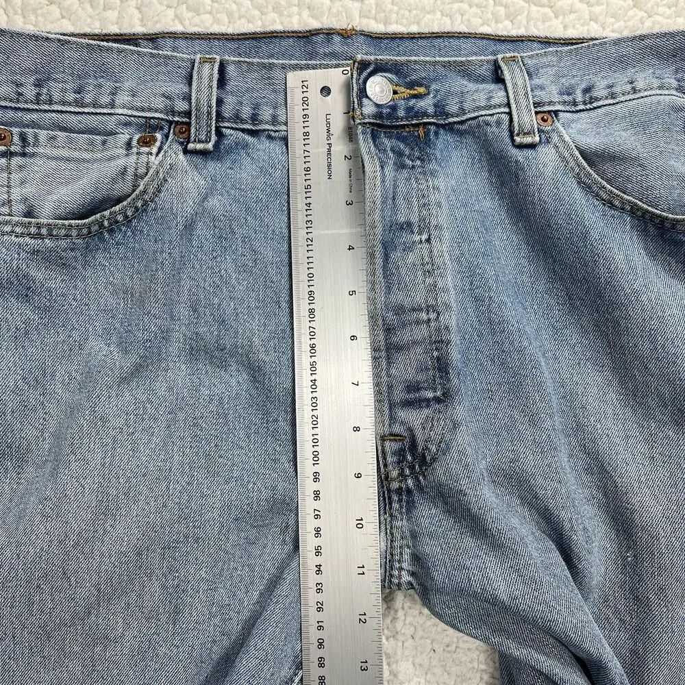VTG Levi’s 501 Men’s Jeans 36x30 (Actual 34x29) Y2K‎ Grunge Straight Leg Denim